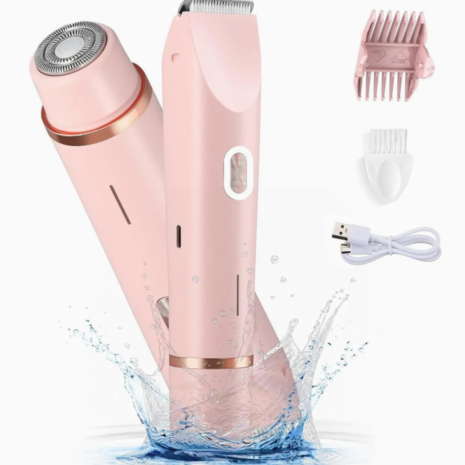 2-in-1 Electric Body Hair Trimmer for Women